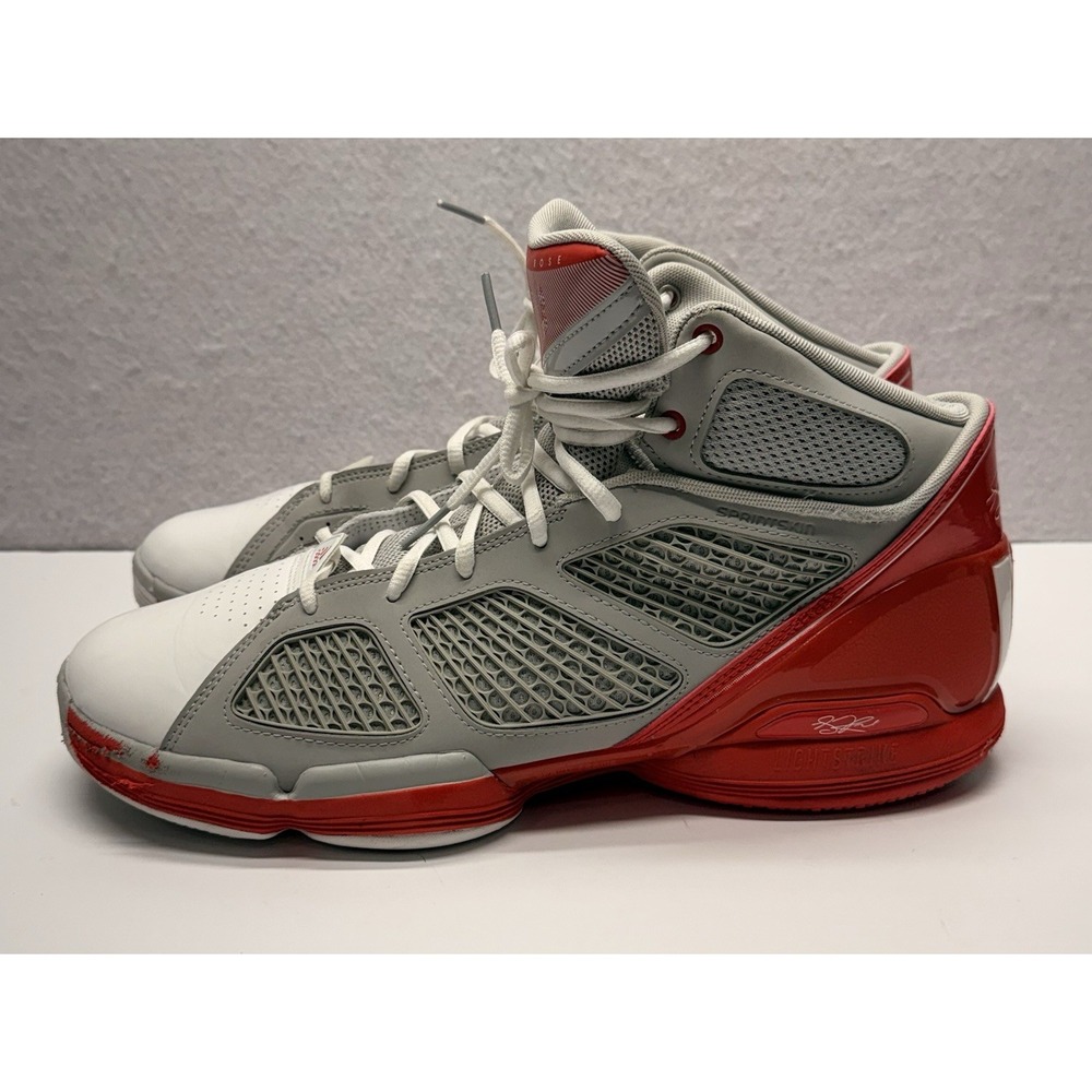 adidas Adizero Rose 1.5 Restomod Gray/Red Athletic Basketball Shoe Mens Size 13